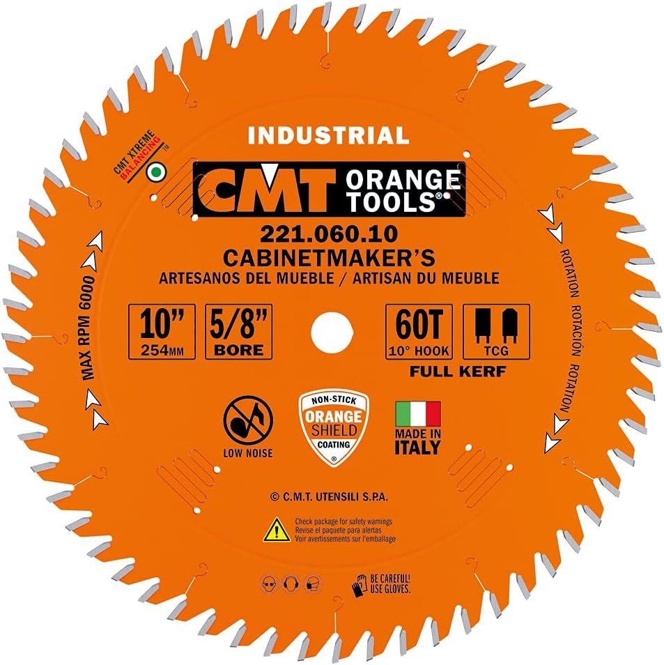CMT 221.060.10 10" Cabinetshop Saw Blade