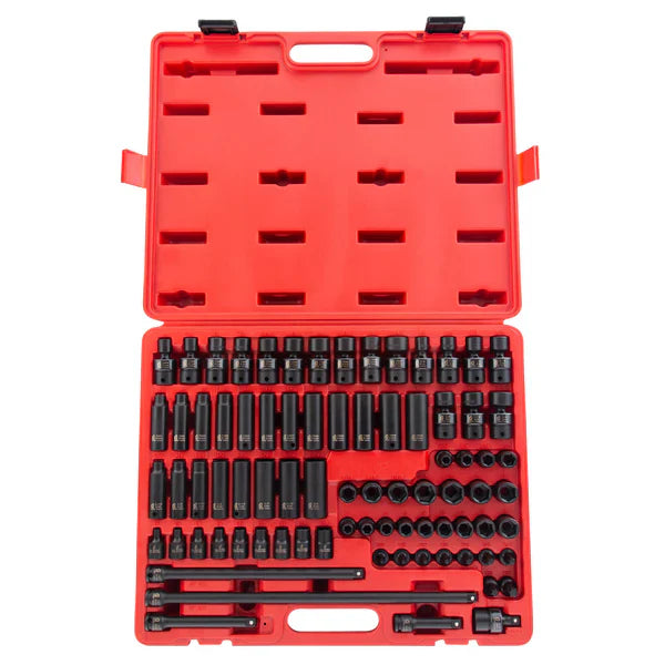 Sunex 3580 3/8 Drive 80 Piece Master Impact Socket Set