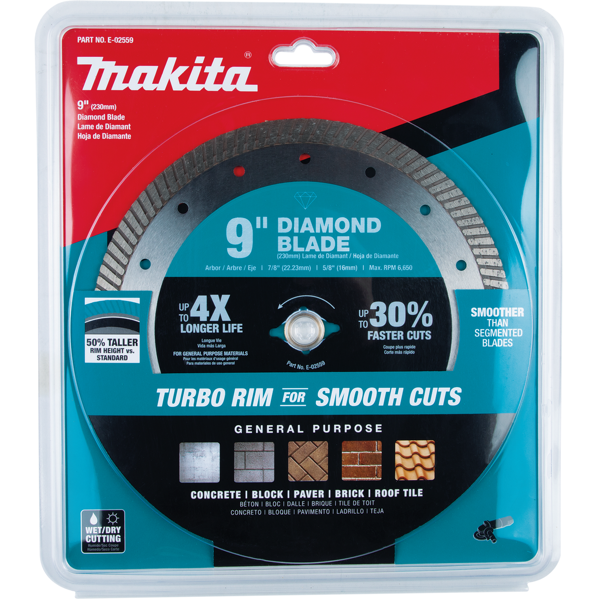 9" Diamond Blade, Turbo, General Purpose