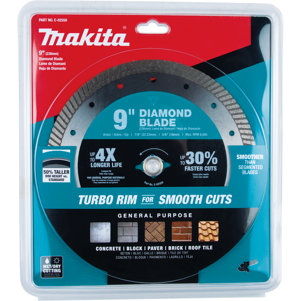 9" Diamond Blade, Turbo, General Purpose