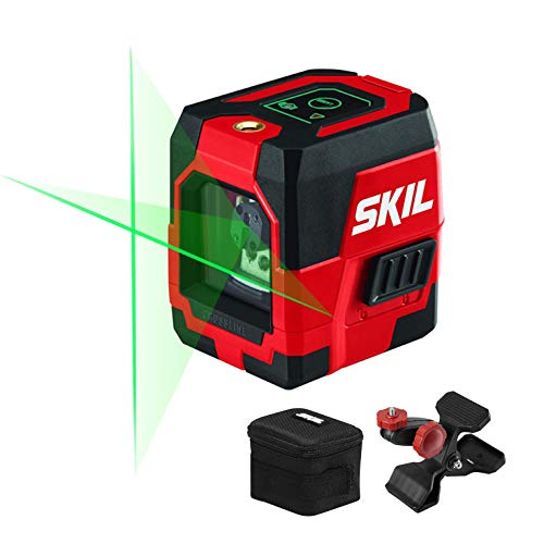 SKIL LL9324G-01 65ft Green Self-leveling Cross Line Laser Level