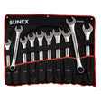 Sunex 97010A 10-Pc Sae Raised Panel Jumbo Combi Wrench Set