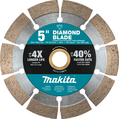 5" Diamond Blade, Segmented, General Purpose