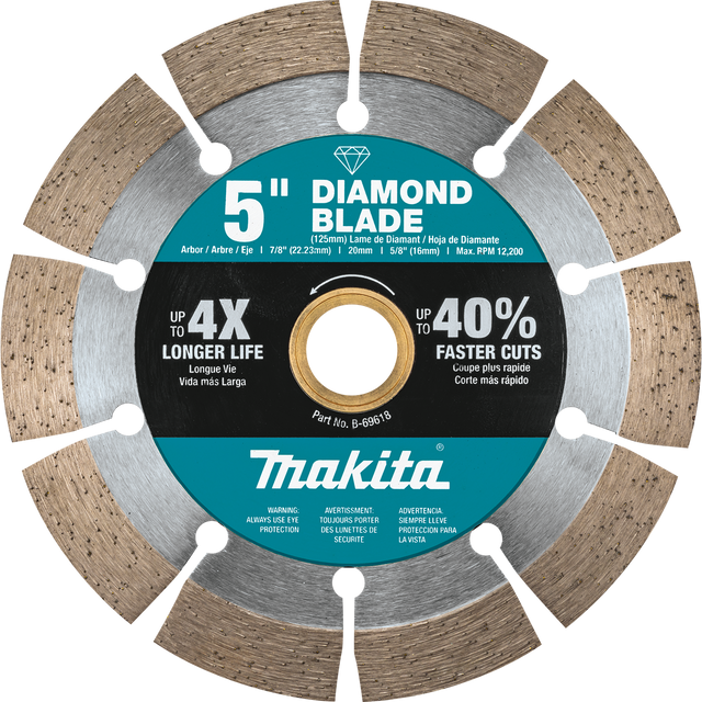 5" Diamond Blade, Segmented, General Purpose