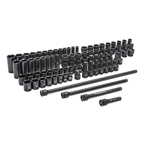 GEARWRENCH 89093 80 Piece 3/8" Drive Standard & Deep Set
