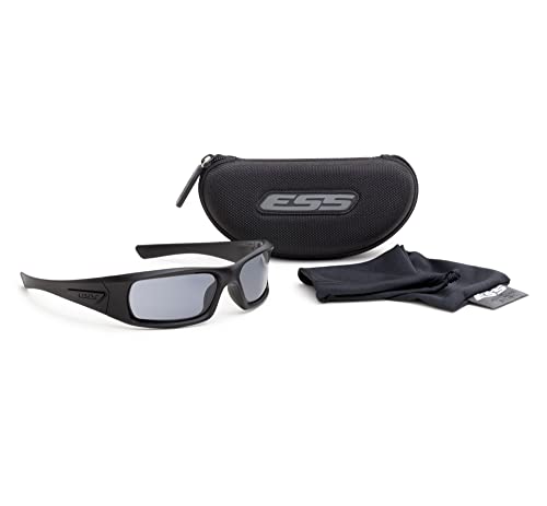 ESS FiveB Ballistic Sunglasses – Black Frame with Polarized Gray Lenses (EE9006-06)