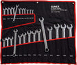Sunex 9917MPRA 25 Pc Metric Full Polish V-Groove Combo Wrench Set