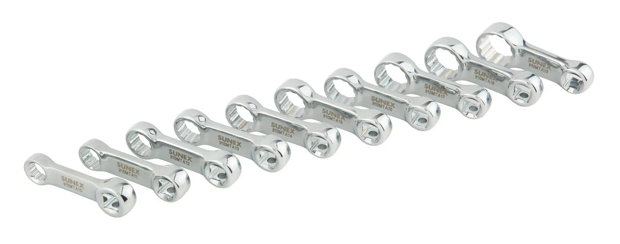 Sunex 910MTAS 10 Pc 3/8 Metric Torque Adapter Set