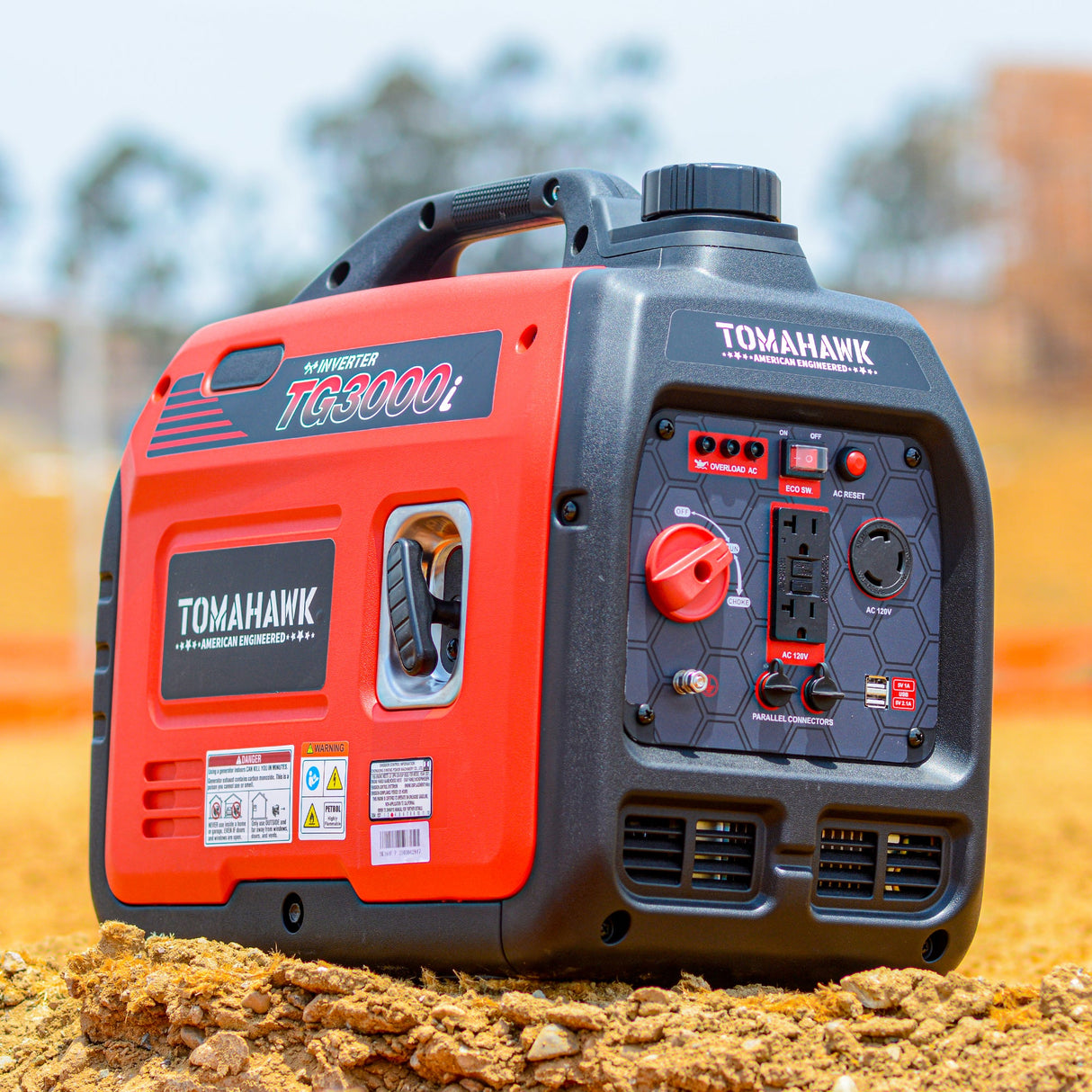 3000 Watt Inverter Generator Super Quiet Portable Gas Power Professional Use - Camo Special Edition