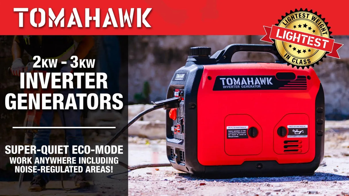 2000 Watt Inverter Generator Super Quiet Portable Gas Power Professional Use