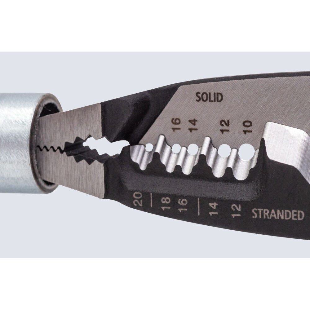 Knipex 13 72 8 SBA Wire Stripper Forged with Multi Component Grip Handle 8"