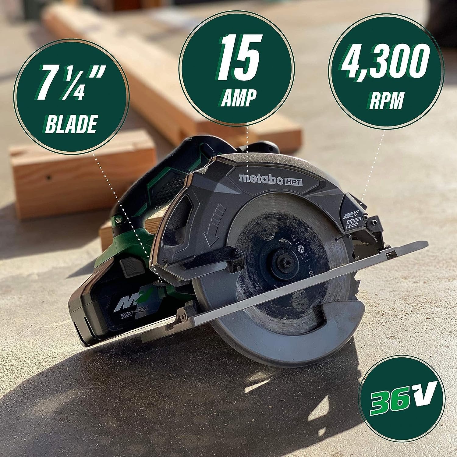 Metabo HPT C3607DAQ4M Circular Saw Tool Body