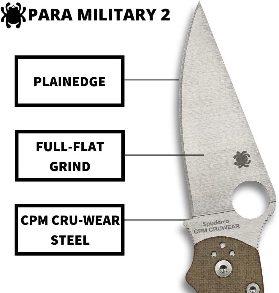 Spyderco C81MPCW2 Para Military 2 Signature Knife