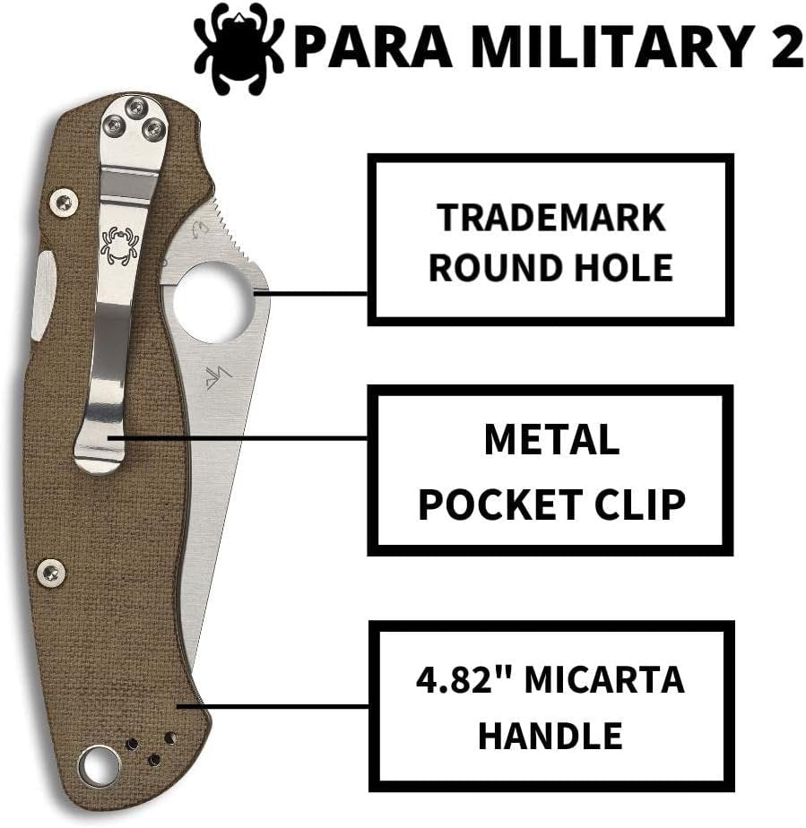 Spyderco C81MPCW2 Para Military 2 Signature Knife