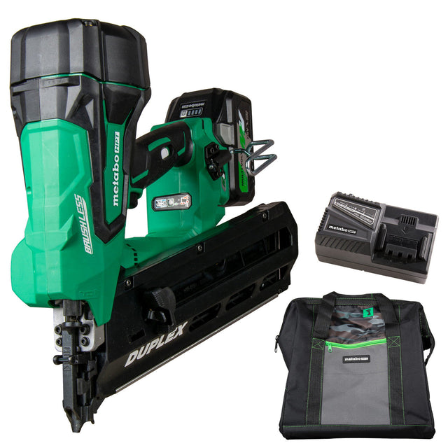 36V 21 Degree 3-1/2 Inch Duplex Nailer | Metabo HPT NR3675DD