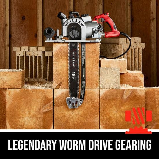 16 IN. Worm Drive Carpentry Chainsaw