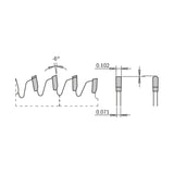 CMT 254.096.12 ITK Non-Ferrous Metal Melamine 12" Blade