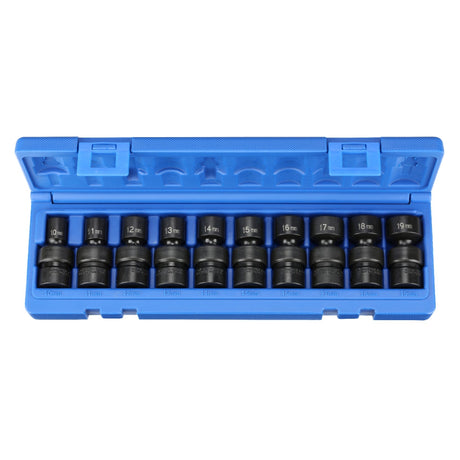 Grey Pneumatic 1210UM 3/8" Drive Standard Length Universal Set