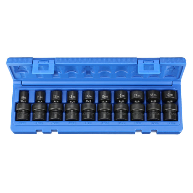 Grey Pneumatic 1210UM 3/8" Drive Standard Length Universal Set