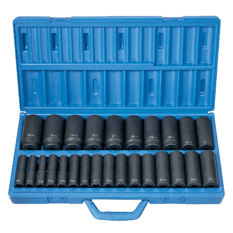 Grey Pneumatic 1326MD 1/2" Drive Deep Length Impact Set 