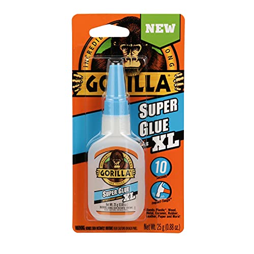 Gorilla 7400202 Super Glue XL Clear Glue 25 Gram (Pack of 1)