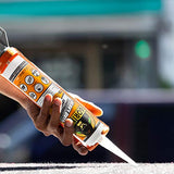 Gorilla 8010003 Heavy Duty Construction Adhesive White Glue 9 Ounce Cartridge (Pack of 1)