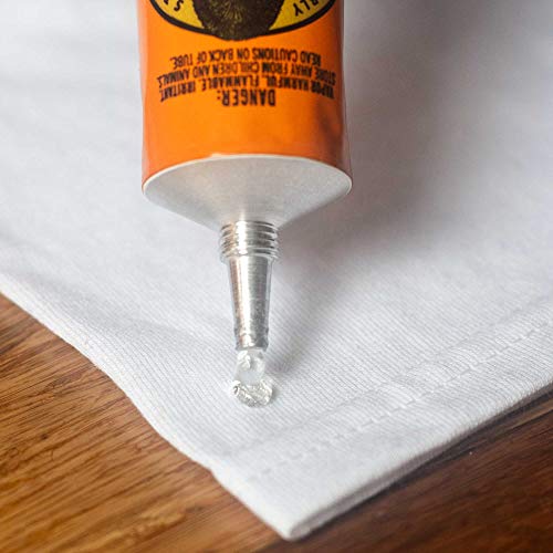 Gorilla 802551 Waterproof Fabric Glue 2.5 Ounce Tube, Clear, (Pack of 1)