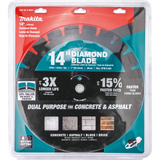 14" Diamond Blade, Segmented, Dual Purpose