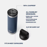 Yeti Rambler 26 oz Water Bottle Royal Blue