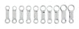 Sunex 910MTAS 10 Pc 3/8 Metric Torque Adapter Set