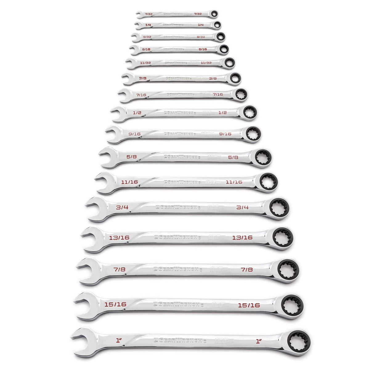 GEARWRENCH 86451 16 Piece 120XP Universal Spline XL Ratcheting Combination Wrench Set