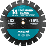 14" Diamond Blade, Segmented, Dual Purpose