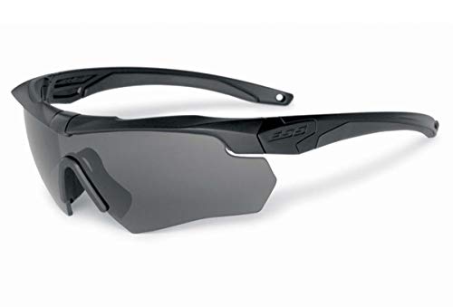 ESS Crossbow ONE Ballistic Eyeshield – Black Frame with Smoke Gray Lens (740-0614)