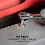 Sunex 9726 38 Pc Mini Ratchet And Bit Set