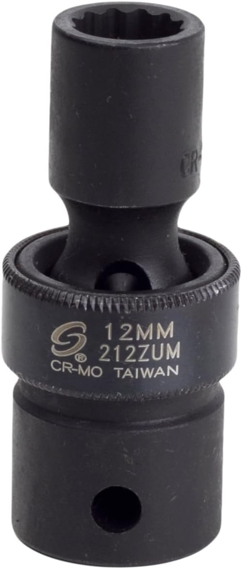 Sunex 212ZUMDL Soc 12Mm 1/2D Impact Univ 12Pt Xdp