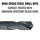 Drill America DWDRSD3/4 HSS 3/4" Drill Bit with Reduced 1/2" Shank