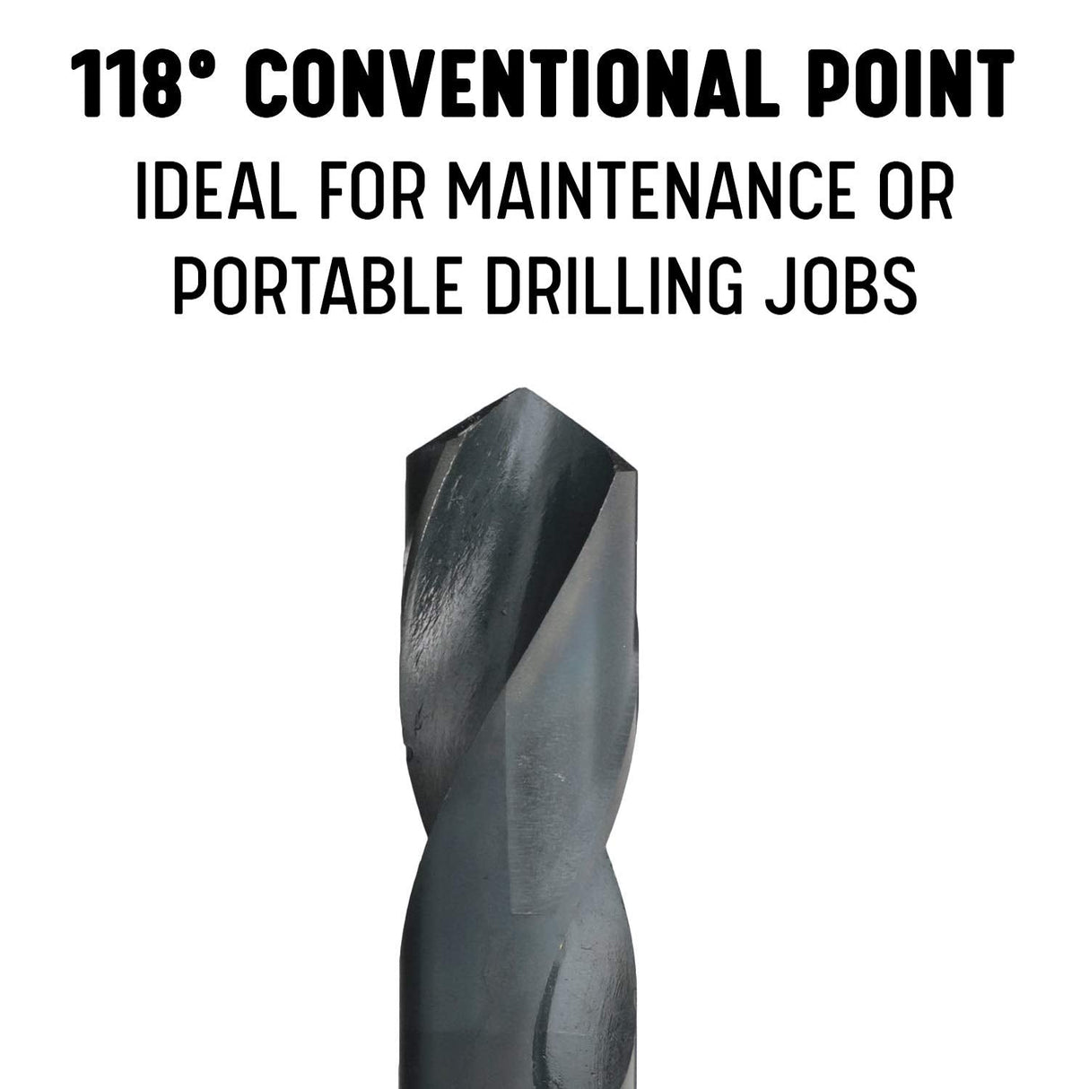 Drill America DWDRSD3/4 HSS 3/4" Drill Bit with Reduced 1/2" Shank