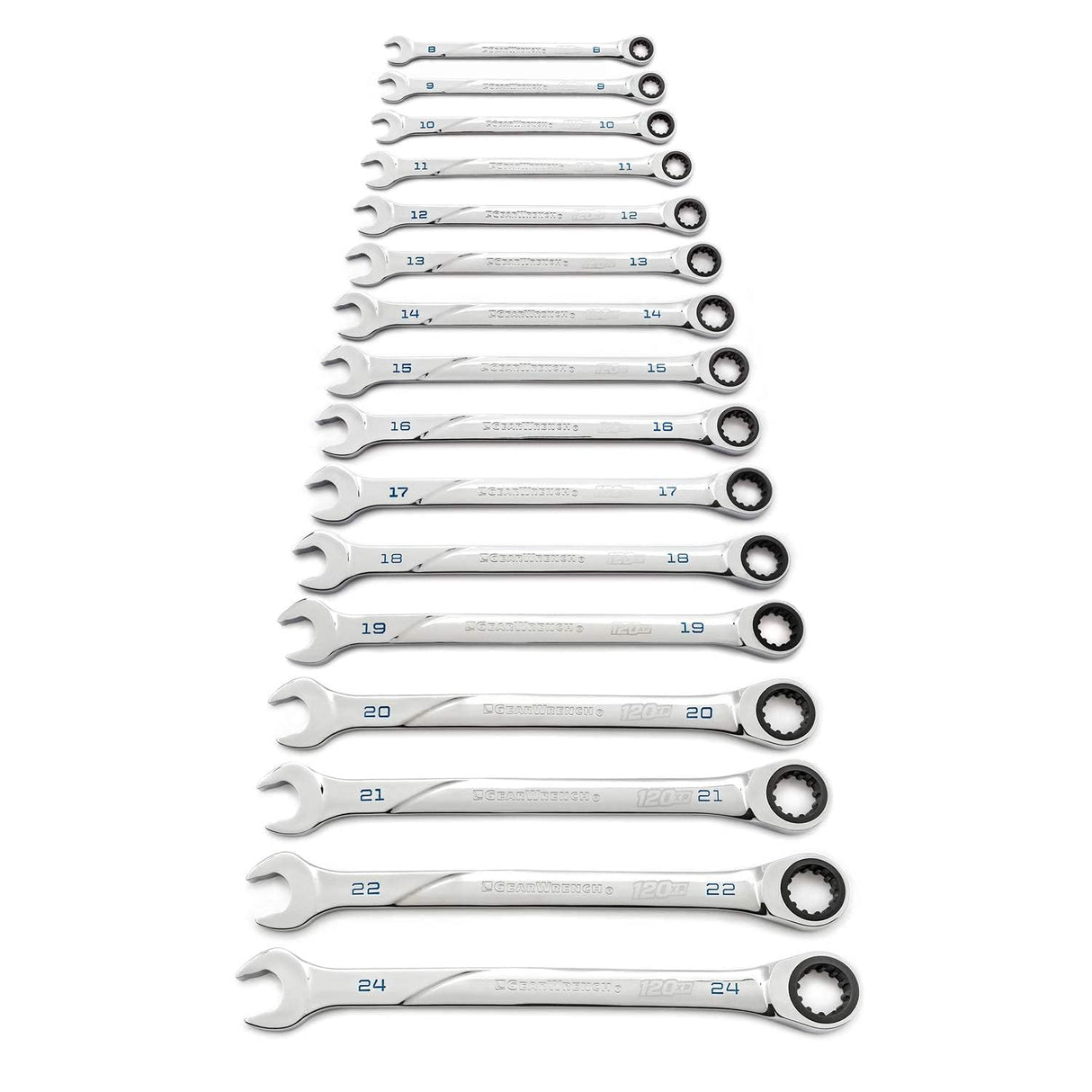 GEARWRENCH 86427 16 Piece 120XP Universal Spline XL Ratch