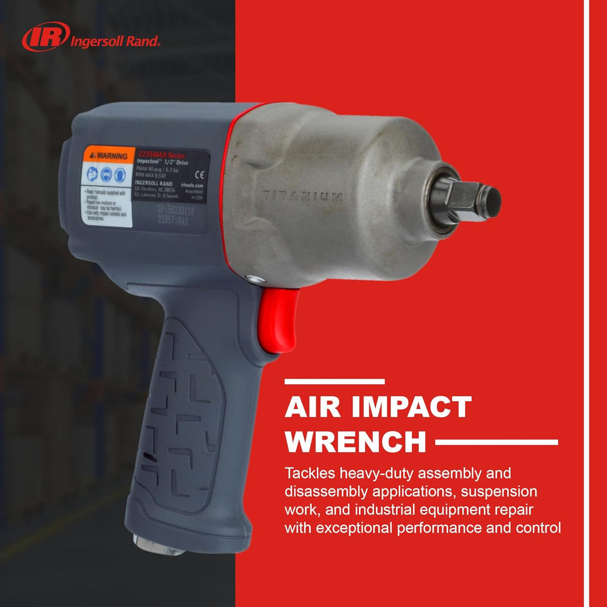 Ingersoll Rand 2235TIMAX 2235 Series 1/2 Imp Wrench