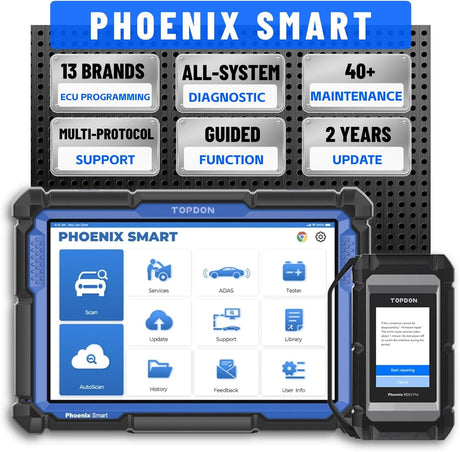 Topdon PXSMART 10.1 Oe-Level Scan Tool Cloud-Based Programming
