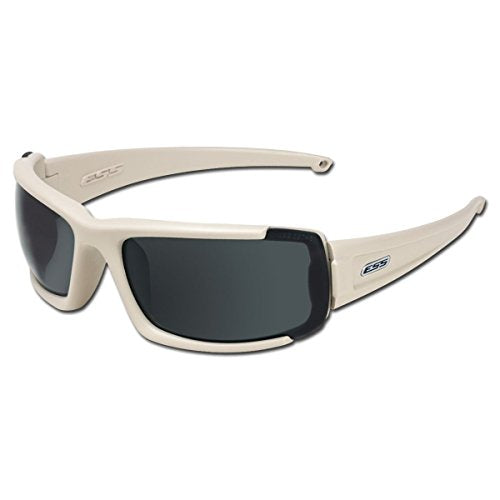 ESS CDI MAX Ballistic Sunglasses – Terrain Tan Frame / Clear & Smoke Gray Lenses (740-0457)