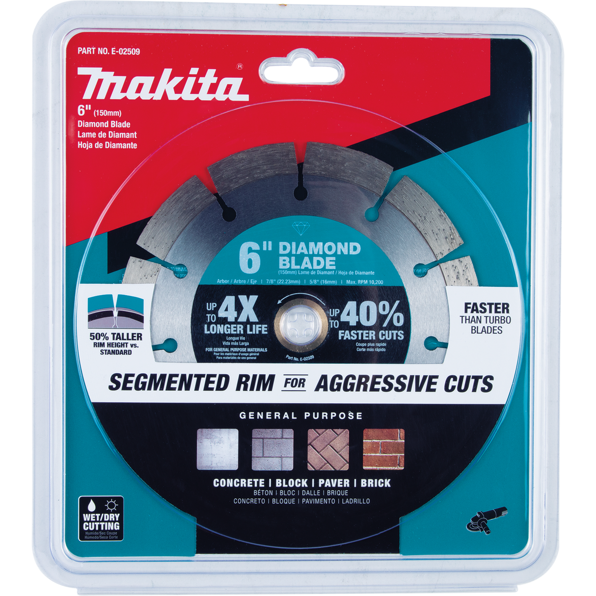 6" Diamond Blade, Segmented, General Purpose