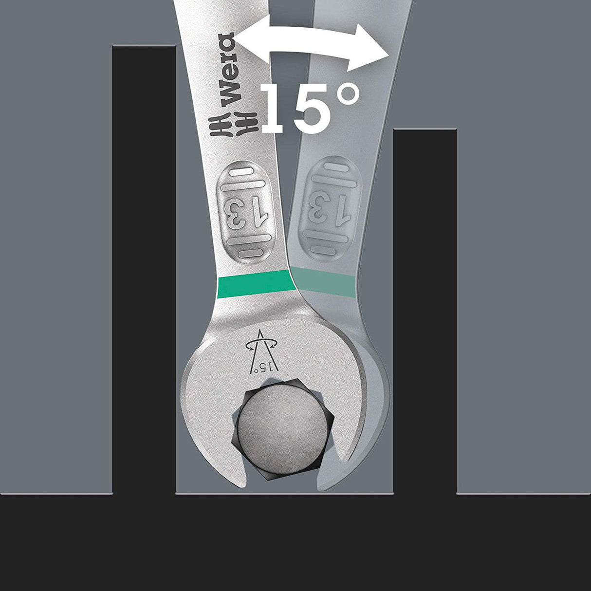 Wera 05020231001 6003 Joker 11 Set 1 Combination Wrench Set