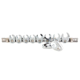 Sunex 9710M 3/8 Drive 10 Piece Metric Flare Nut Crowfoot Wrench