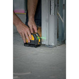 12V MAX* GREEN CROSS LINE LASER