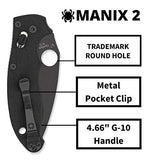 SpyderCo C101GPBBK2 Manix 2 Signature Knife