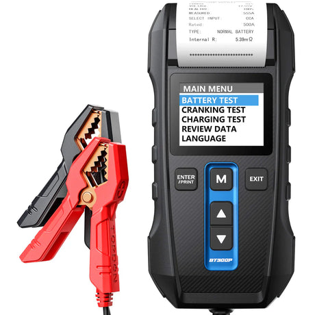 Topdon BT300P Battery Charging Cranking System Tester W/Print