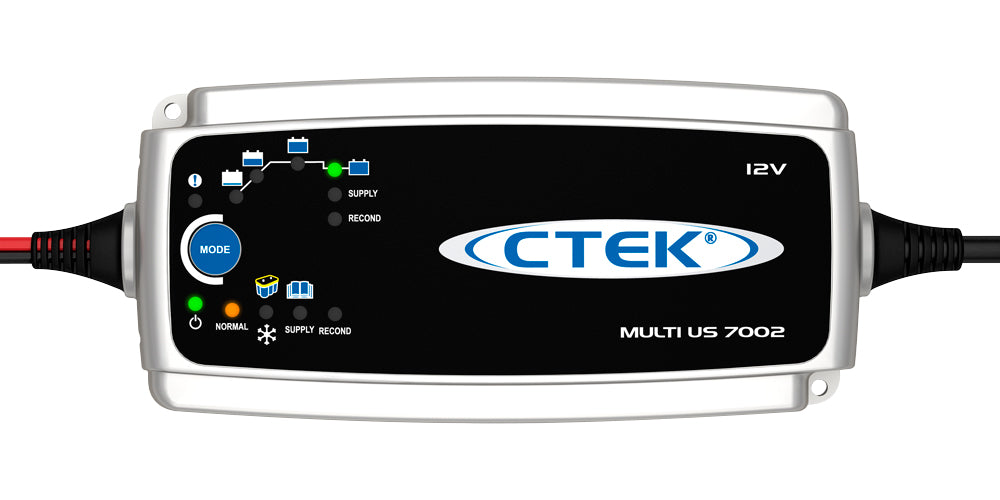 CTEK 56-353 MULTI US 7002 12-Volt Battery Charger Black
