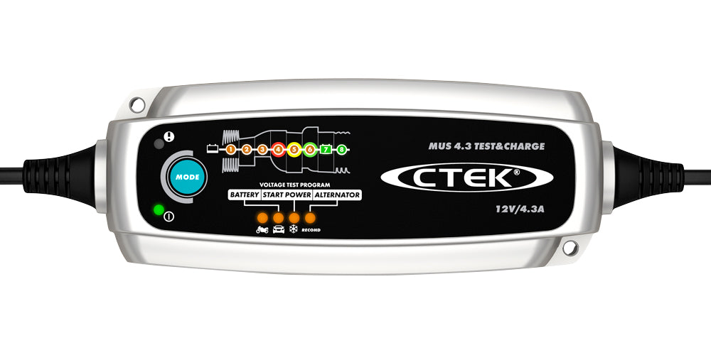 CTEK 56-959 MUS 4.3 Test & Charge 12 Volt Fully Automatic Charger