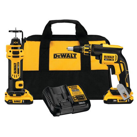 20V MAX* Brushless Drywall Screwgun & Cut-Out Tool Combo Kit (2.0ah)